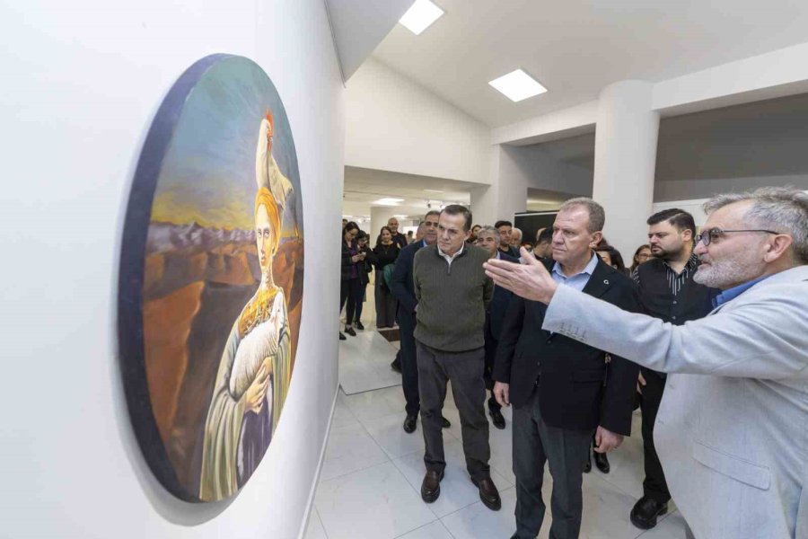 Mersin’de Cumhuriyet’in 102. Yılına Özel Resim Sergisi