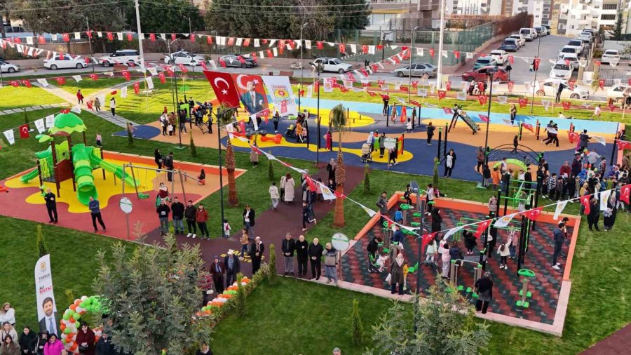 Tarsus’ta Çocuklara Karne Hediyesi Survivor Park Açıldı