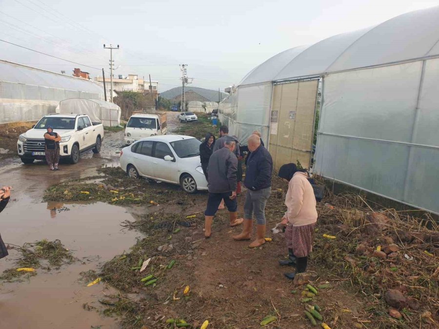 Antalya’da Selden Etkilenen İlçede Hasar Tespit Çalışmalarına Başlandı