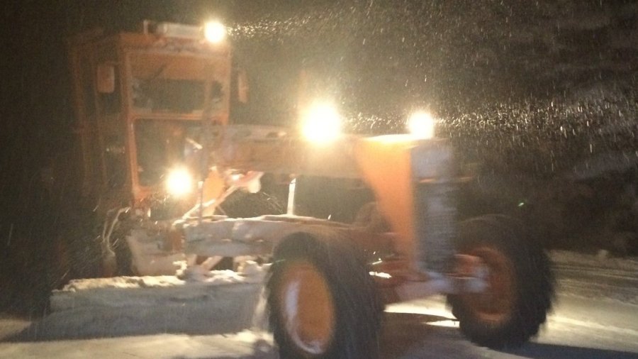 Antalya-konya Karayolunda Kar Yağışı Başladı