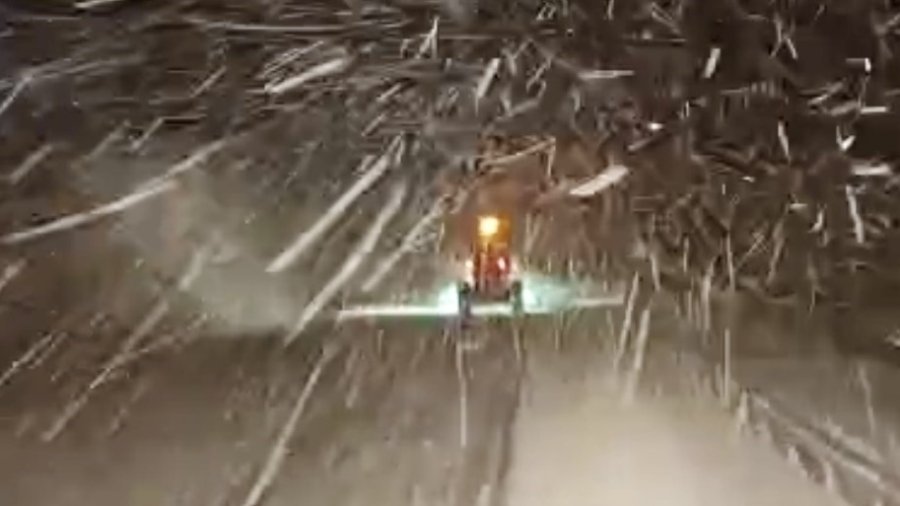 Antalya-konya Karayolunda Kar Yağışı Başladı