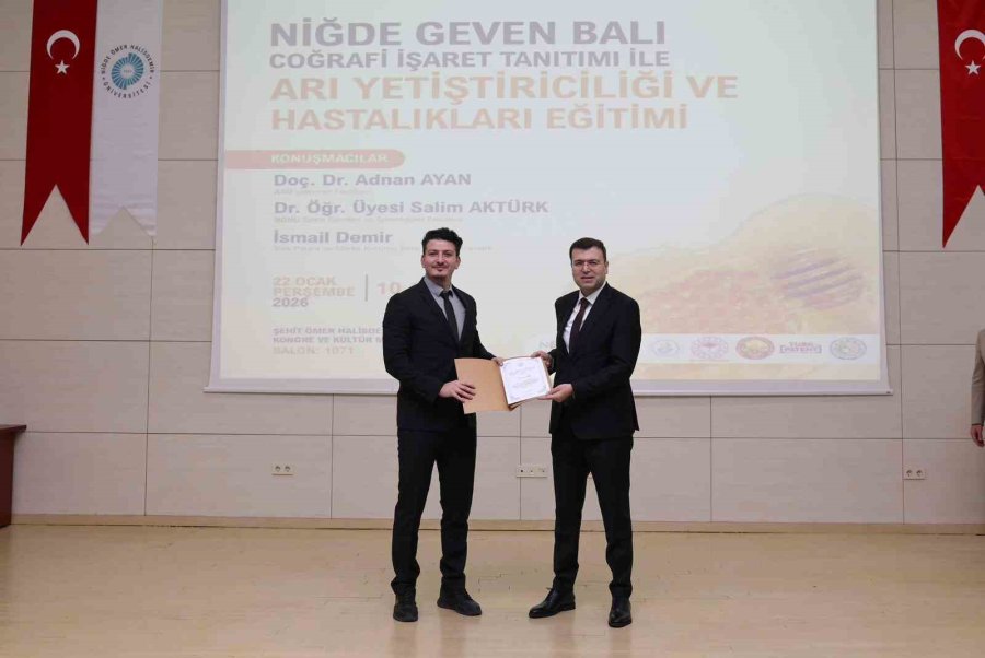 Niğde Geven Balı’nın Coğrafi İşareti Tanıtıldı, Arıcılık Eğitimi Verildi