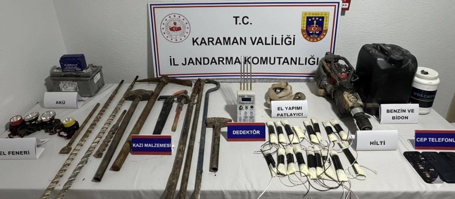 Karaman’da El Yapımı Dinamit Ele Geçirildi: 6 Tutuklama