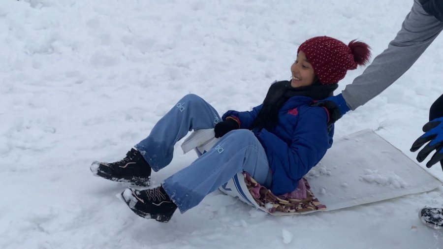 Mersin’in Yüksek Kesimlerinde Kar Sevinci