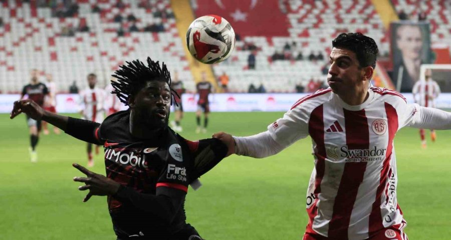 Trendyol Süper Lig: Antalyaspor: 2 - Gençlerbirliği: 1 (maç Sonucu)