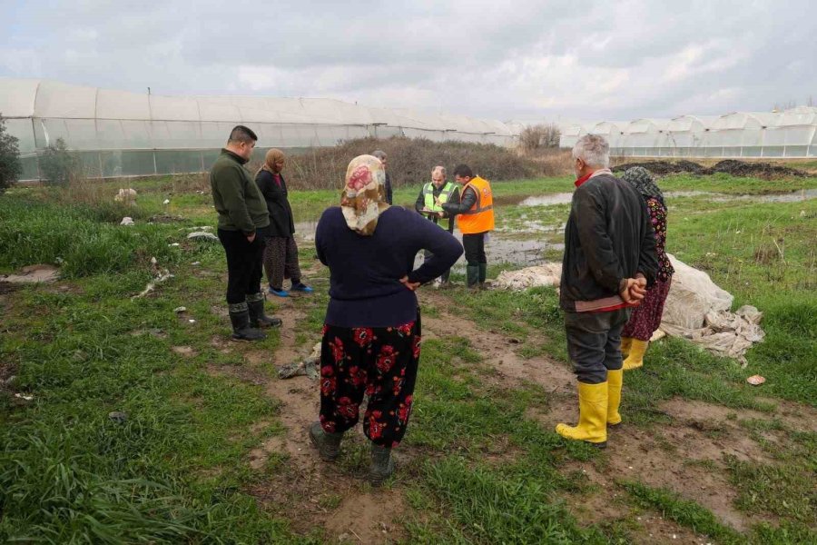 Aksu’da Afetten Zarar Gören Seralarda Hasar Tespiti Yapıldı