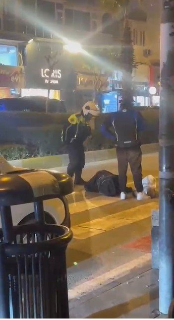 Manavgat’ta Motosikletin Çarptığı Yaya Ağır Yaralandı