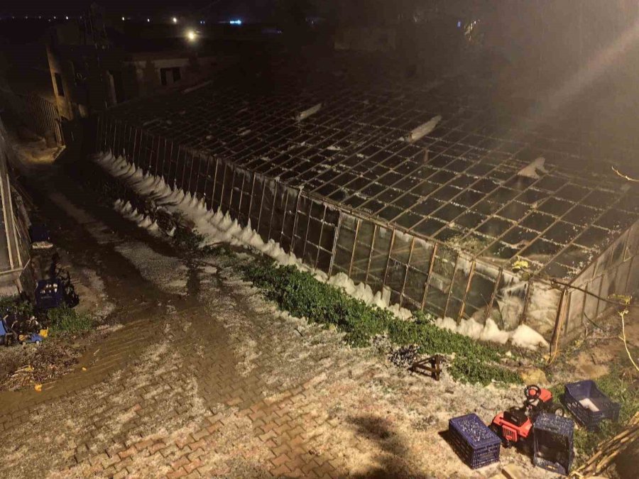 Dolu Bu Kez Bozyazı’yı Vurdu