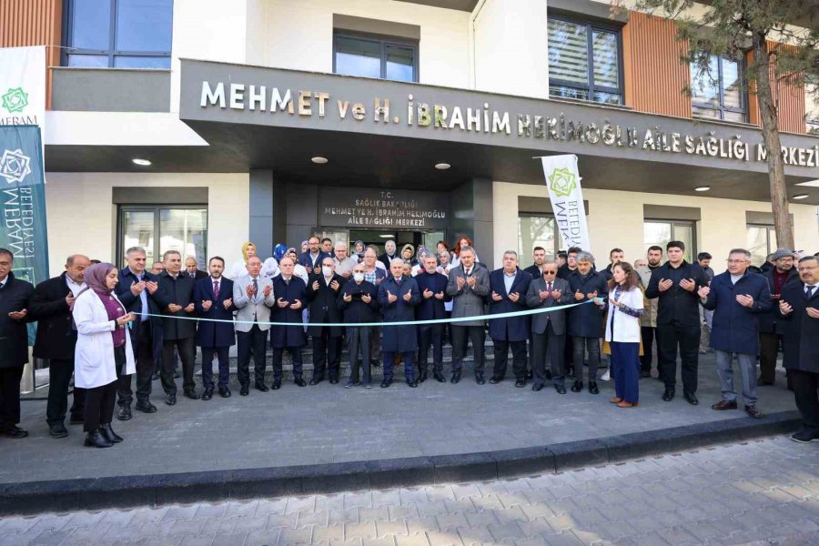 Meram’da 21 Bin Kişiye Hizmet Verecek Sağlık Üssü Hizmete Girdi