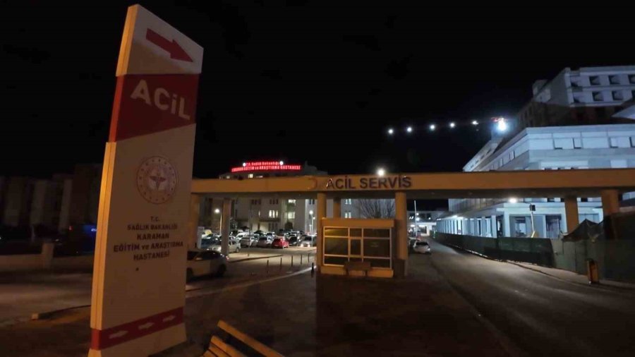 Karaman’da Evinin Penceresinden Düşen Şahıs Yaralandı