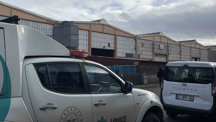 Konya’da Dondurma Deposunda Amonyak Gazı Sızıntısı: 1 İşçi Hastaneye Kaldırıldı