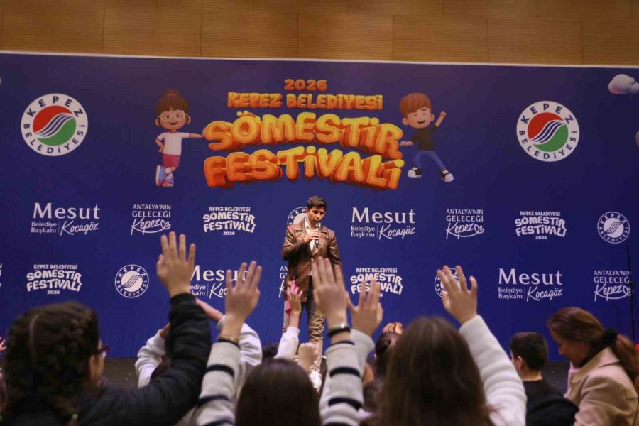 Kepez’in Sömestir Festivali Çocuklara Şenlik Yaşatıyor