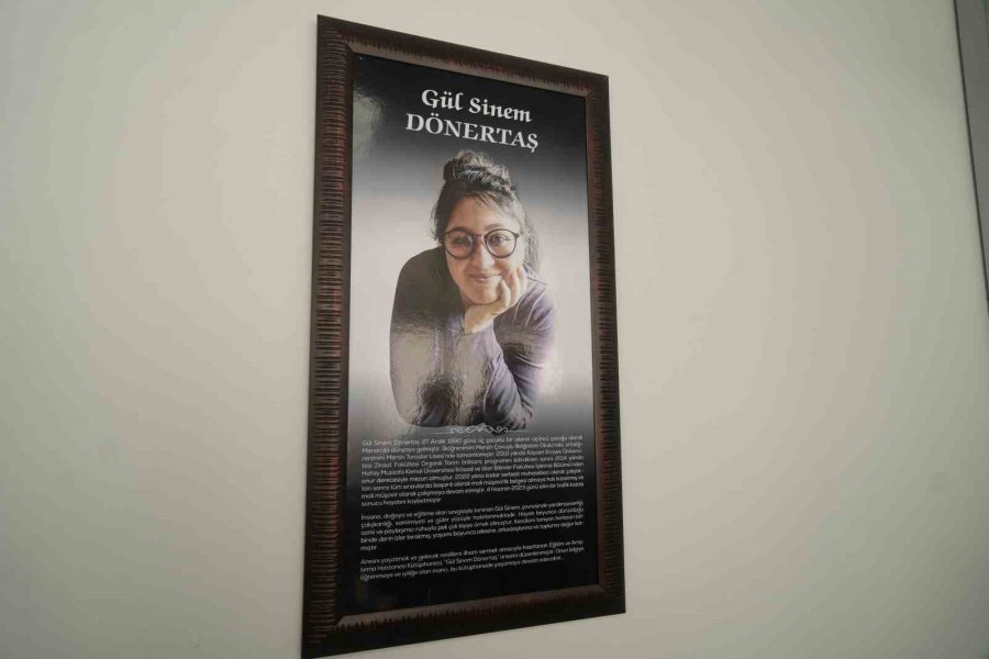 Gül Sinem Dönertaş’ın Anısı Niğde’de Kurulan Kütüphane İle Yaşatılıyor