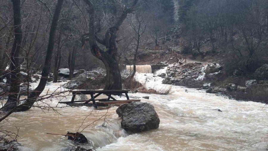 Konya’da Aygırdibi Kaynağı Erken Coştu