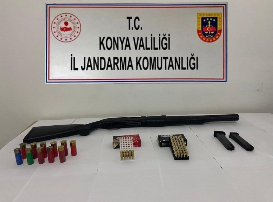 Konya’da Jandarmadan 7 Ayrı Silah Operasyonu: 3 Tutuklama