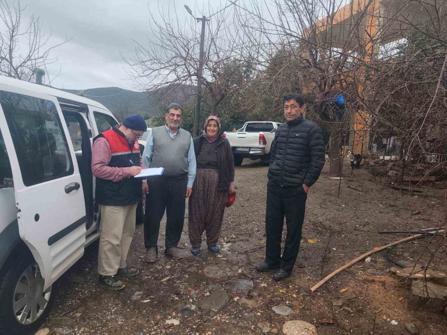 Gazipaşa’da Dolu Ve Fırtınadan 214 Üretici Zarar Gördü