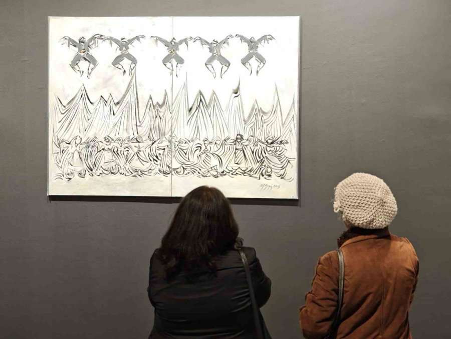 Teke Zeybekleri Resim Sergisi Kepez’de Sanatseverlerle Buluştu