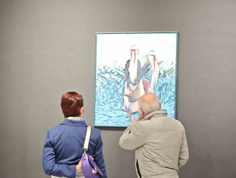 Teke Zeybekleri Resim Sergisi Kepez’de Sanatseverlerle Buluştu