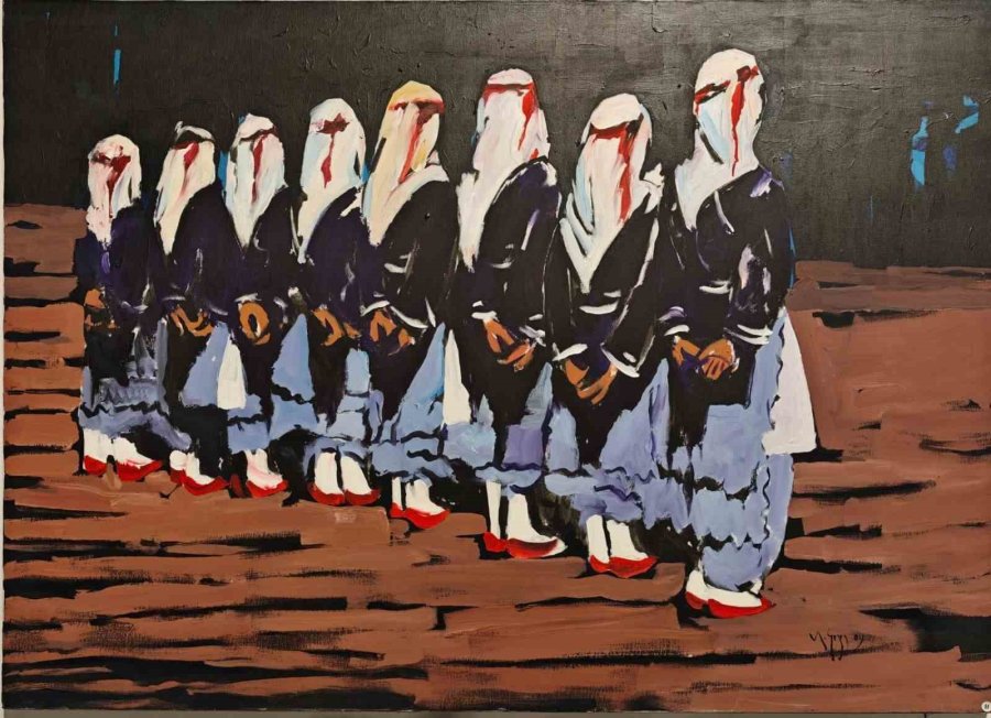 Teke Zeybekleri Resim Sergisi Kepez’de Sanatseverlerle Buluştu