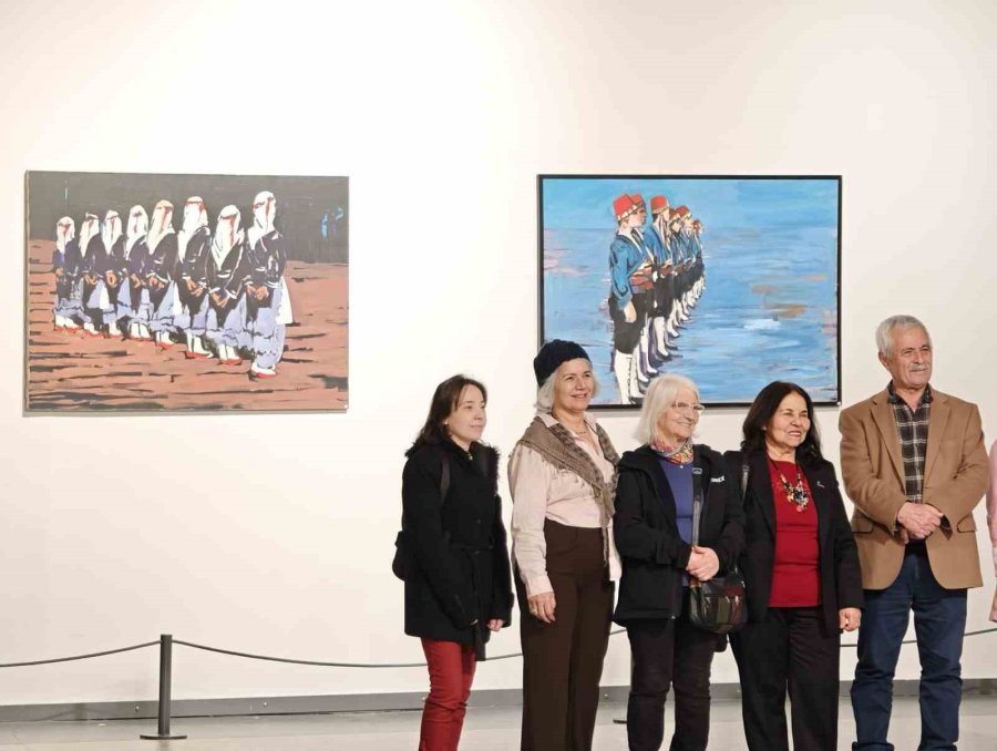 Teke Zeybekleri Resim Sergisi Kepez’de Sanatseverlerle Buluştu