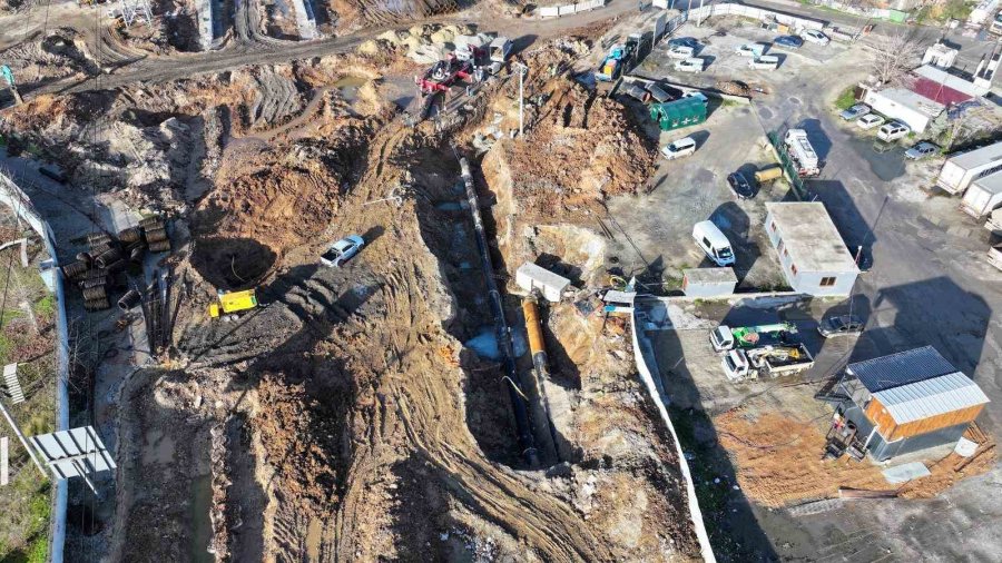 Meski Ana İçme Suyu Hattında Deplase Çalışmasını Tamamladı