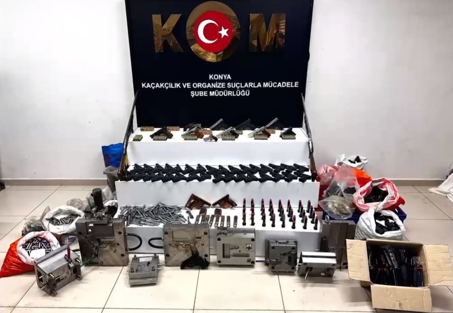 Konya’da Yasa Dışı Silah Operasyonu