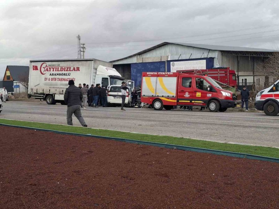 Konya’da Trafik Kazaları: 7 Yaralı