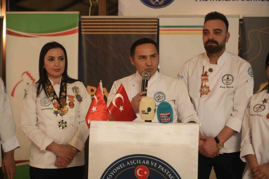 Niğde’de Aşçılar Ve Pastacılar Tek Çatı Altında Buluştu