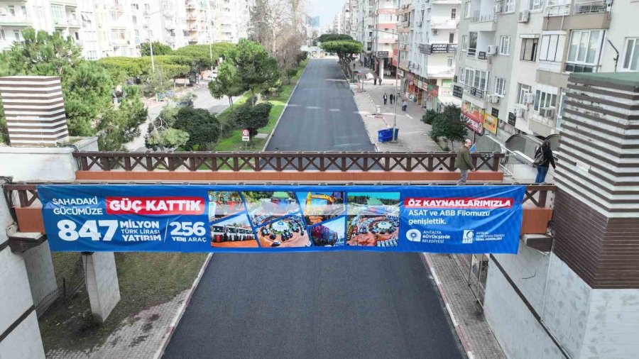 100. Yıl Bulvarı’nda Asfalt Çalışmasının İkinci Etabı Da Tamamlandı