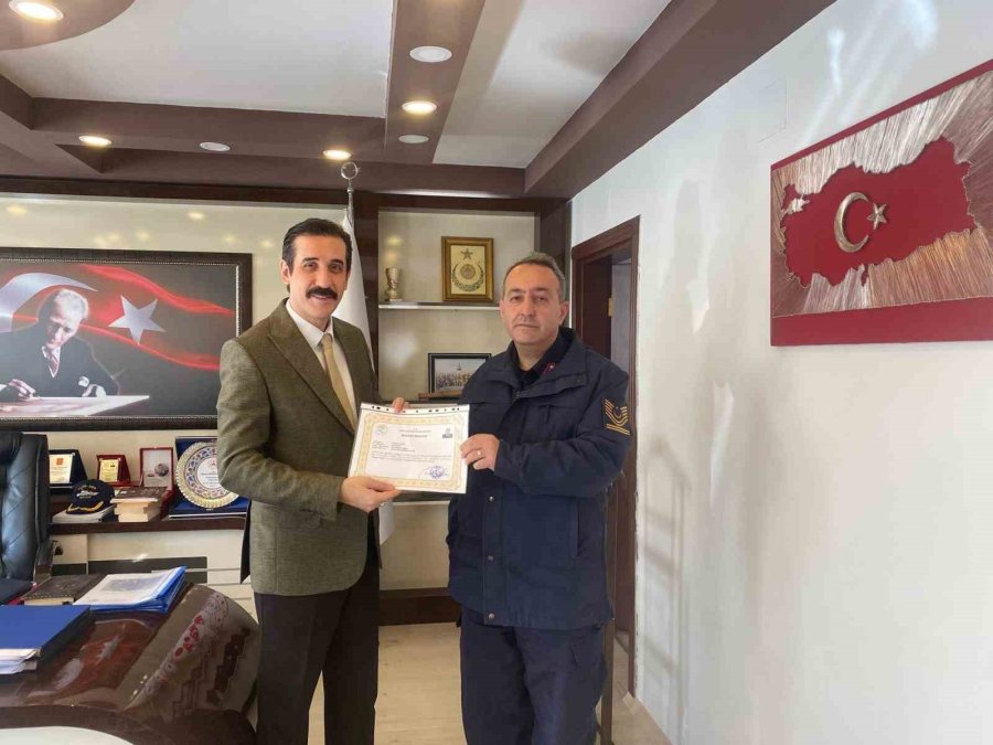 Bozyazı’da Güvenlik Güçlerine Başarı Belgesi
