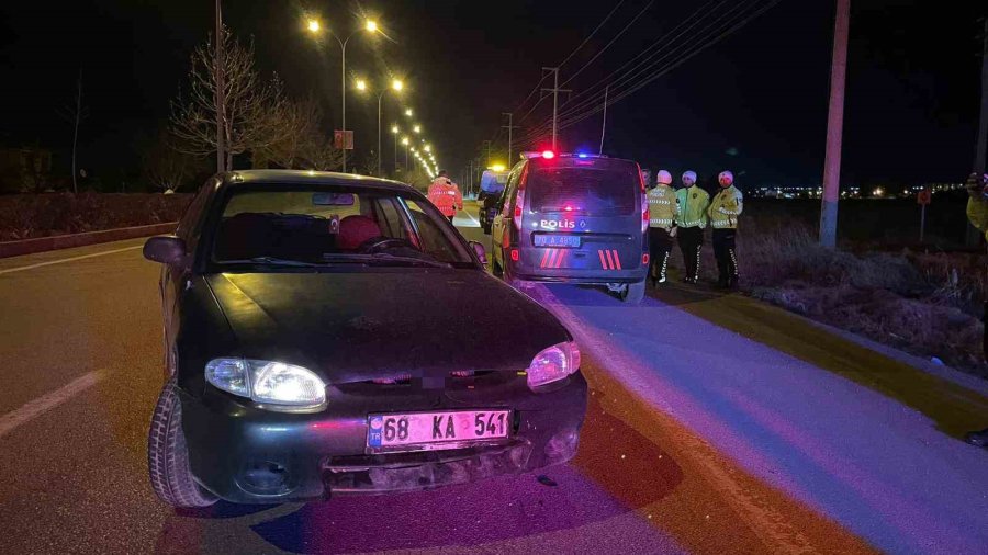 Karaman’da Polisten Kaçan Alkollü Sürücü Kovalamaca Sonucu Yakalandı