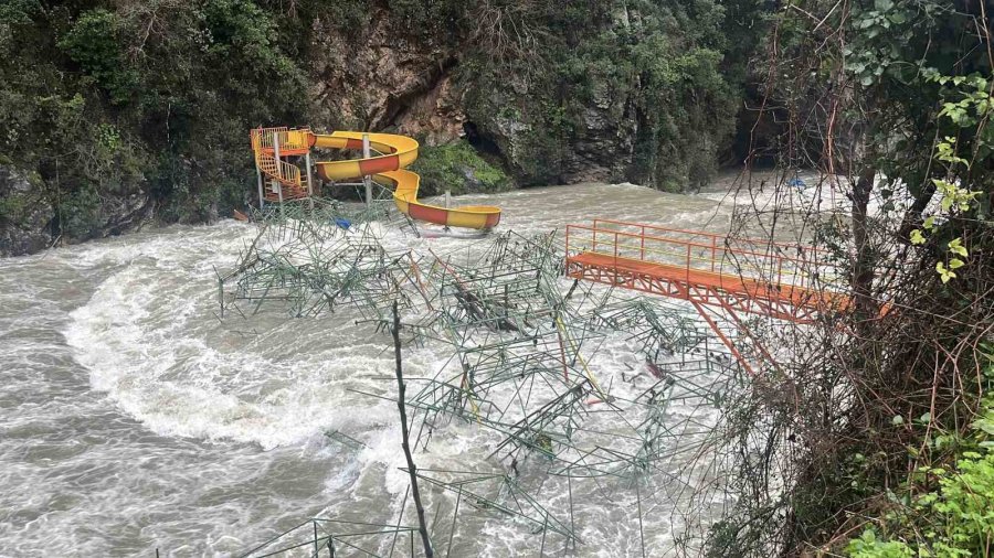 Alanya Dim Barajı’nda Su Seviyesi Yükseldi Bölgeye Yakın Bazı Evlerin Tedbir Amaçlı Boşaltılması İstendi