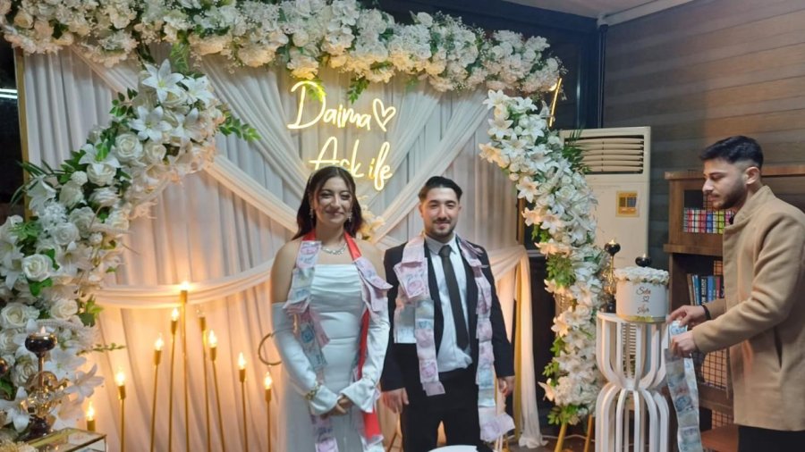 Kemer Belediyesi Kadınlar Lokali’nde İlk Nişan Merasimi