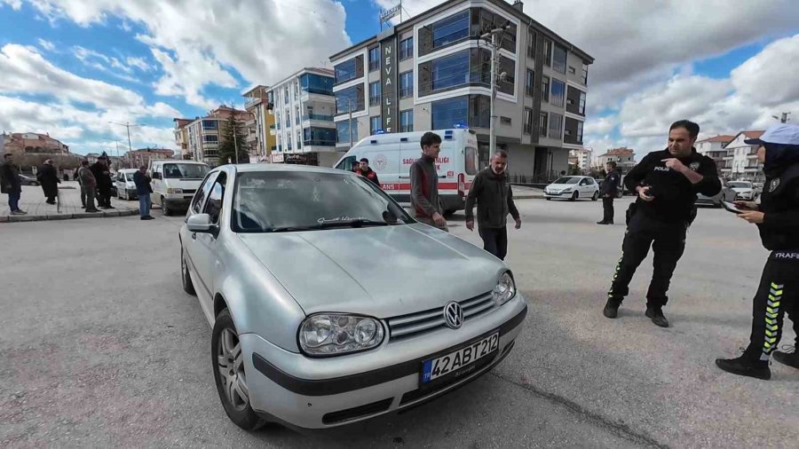 Otomobilin Çarptığı 13 Yaşındaki Çocuk Yaralandı