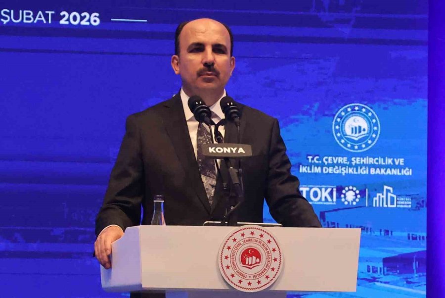 Bakan Kurum: "biz Lafla Değil, Eserle Konuşuyoruz"