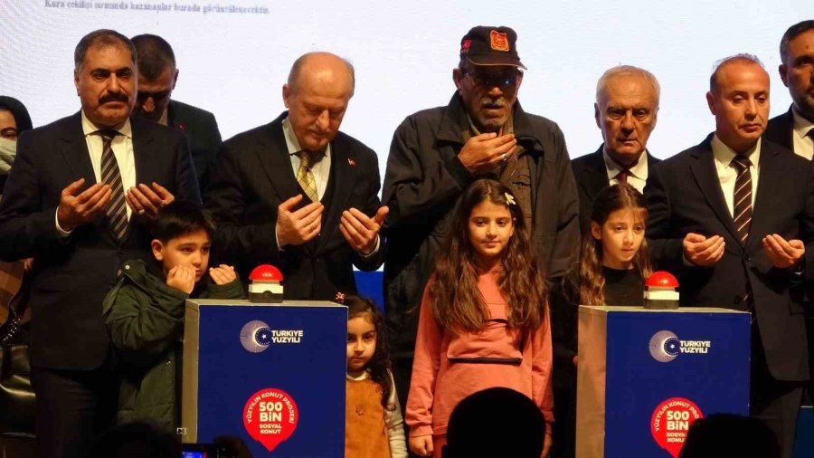 500 Bin Sosyal Konut Projesi Kapsamında Mersin’de 8 Bin 190 Hak Sahibi Belirlendi