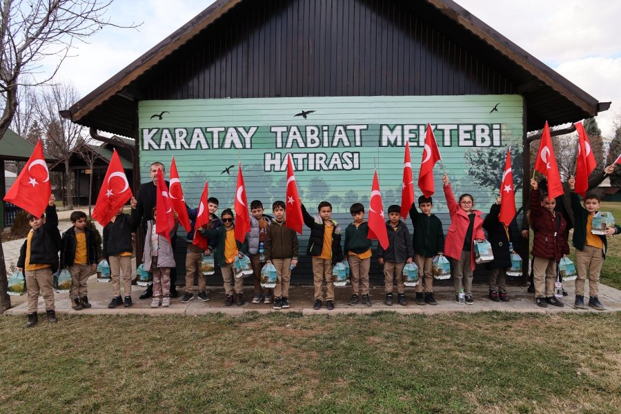 Karatay Tabiat Mektebi’nde Eğitimler Dolu Dolu Sürüyor