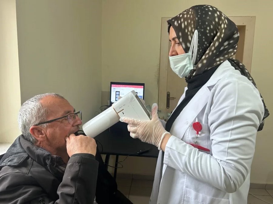 Mobil Sağlıklı Hayat Timi Bademdere’de Hizmet Verdi