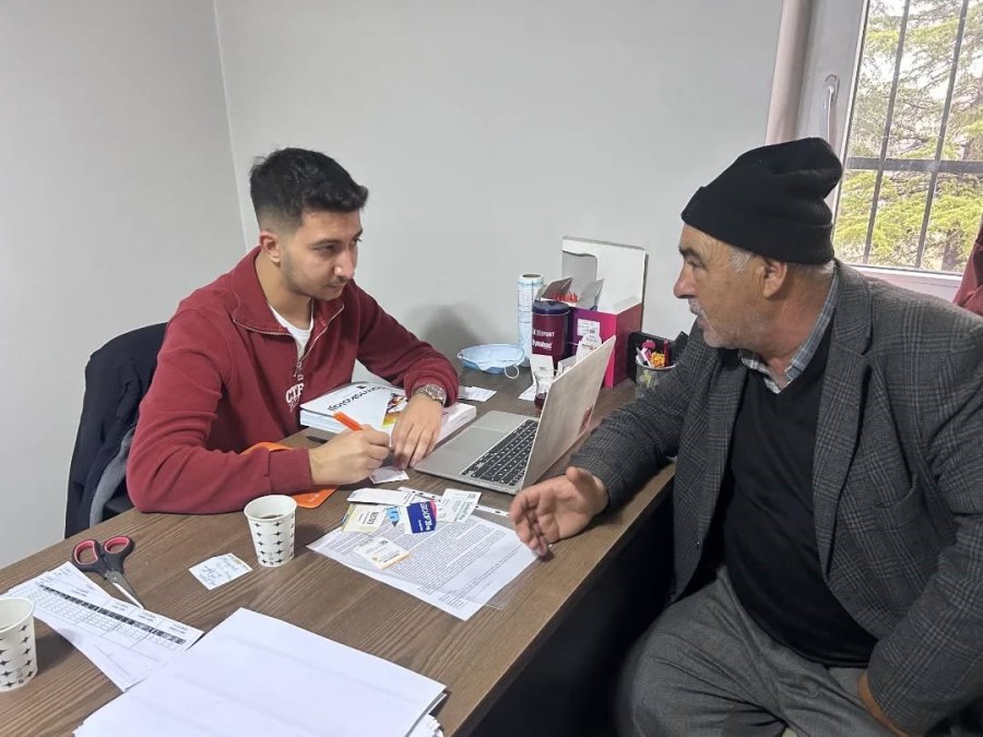 Mobil Sağlıklı Hayat Timi Bademdere’de Hizmet Verdi