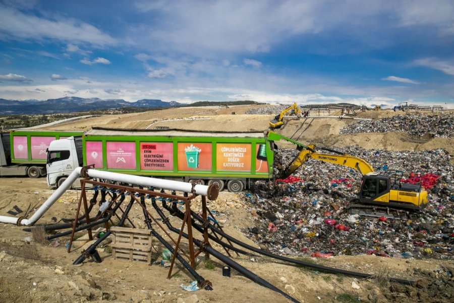 Mersin’de Atıklardan 125 Bin Haneye Yetecek Elektrik Üretildi
