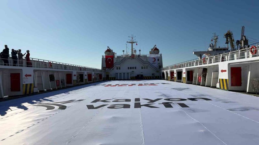 Türk Kızılay’ın ‘iyilik Gemisi’ Ramazan’ın İlk Gününde Gazze’ye Uğurlandı