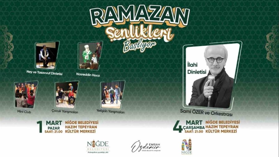 Niğde’de Ramazan Coşkusu Başladı