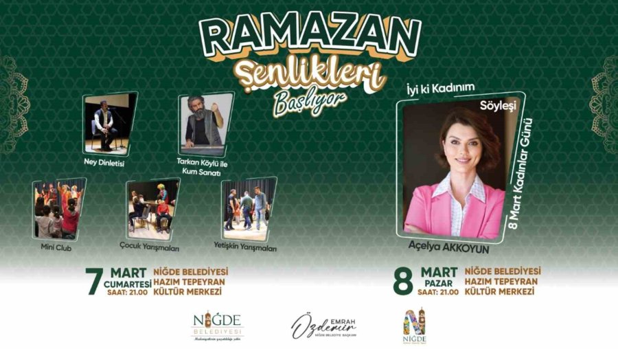 Niğde’de Ramazan Coşkusu Başladı