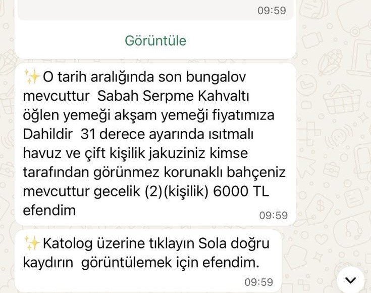 Bungalov Rezervasyonu Kabusa Döndü: Antalya’da Olmayan Tesisle Dolandırıldılar