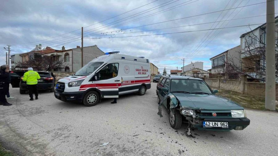 Karaman’da Otomobil İle Cip Çarpıştı: 1 Yaralı