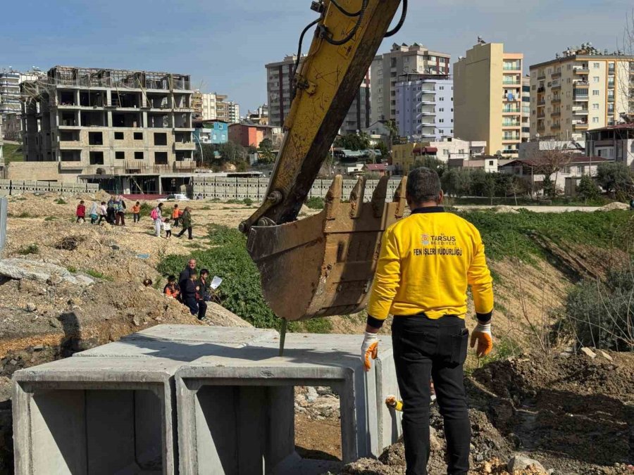 Tarsus Belediyesinden Sel Riskine Karşı Kalıcı Altyapı Hamlesi
