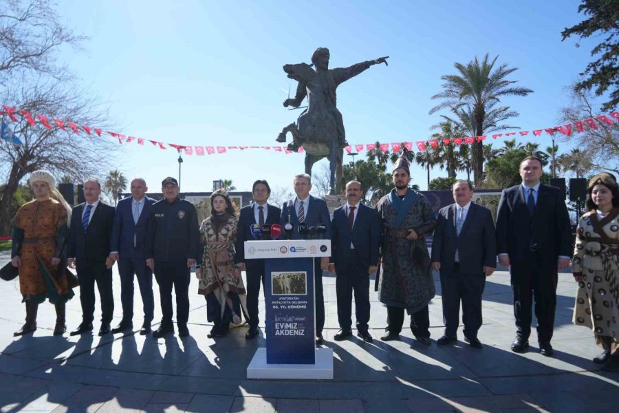 Antalya’da 819. Fetih Ve 96. Yıl Coşkusu