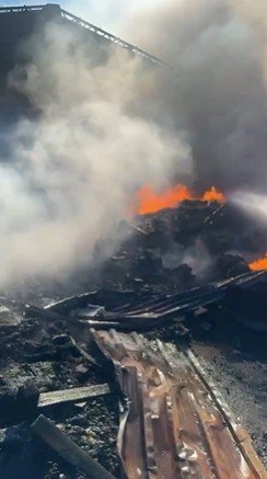 Alanya’da Depo Yakınındaki Yangın Korkuttu