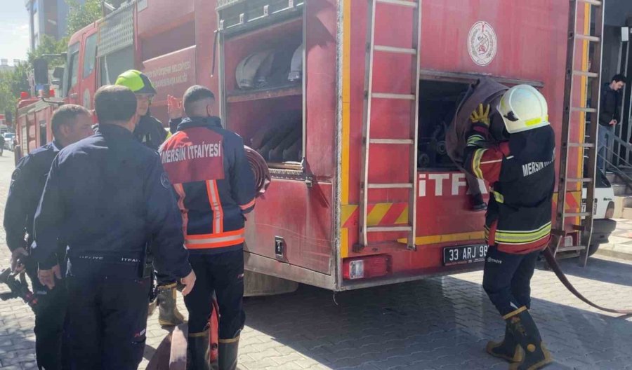 Mersin’de Baca Yangını Korkuttu