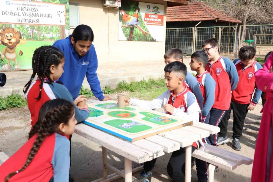 Çocuklar Hayvanları Ve Yaban Hayatını Tanıma Fırsatı Buldu